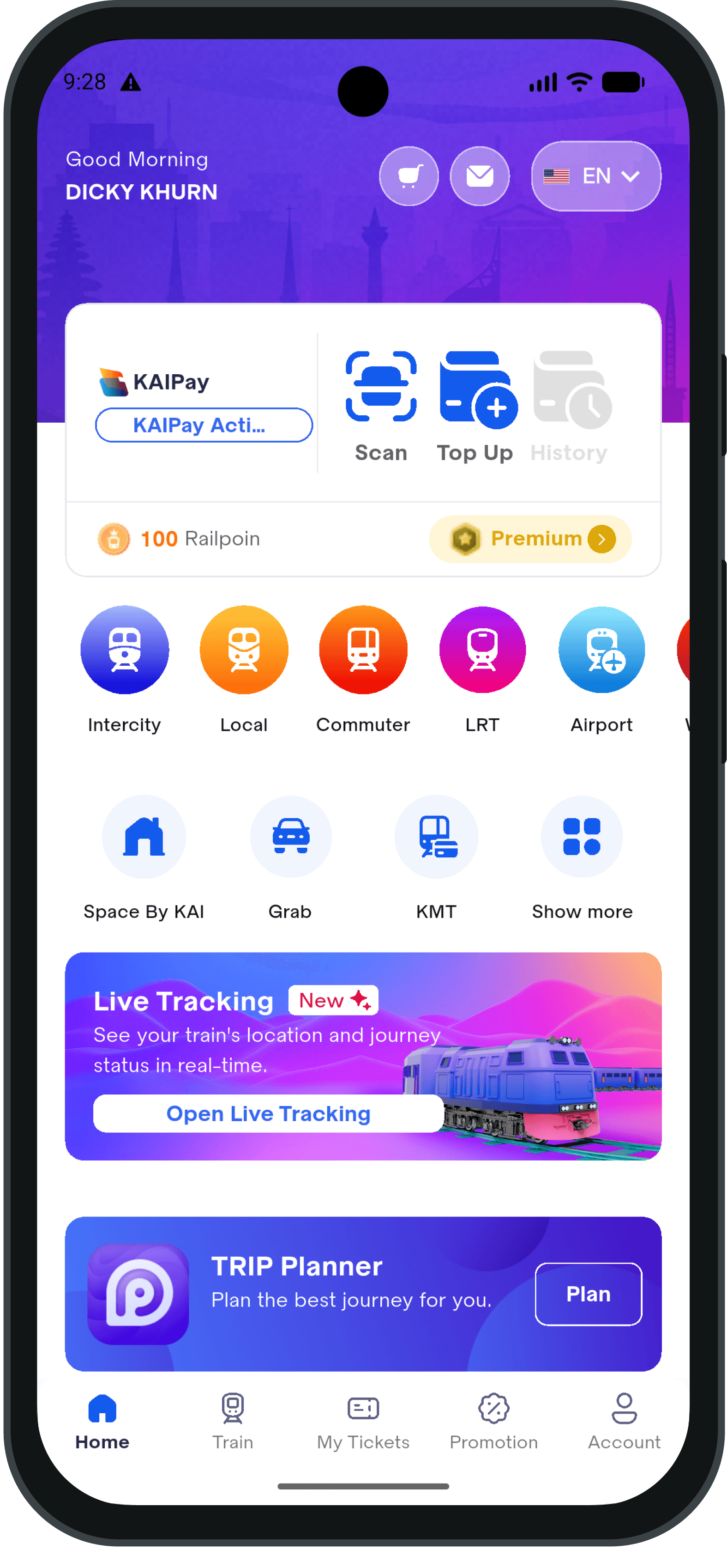 Access By KAI - Home Dashboard